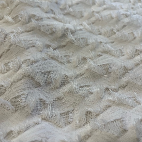 ASTR The Label Livia Textured Eyelash Mini Dress In Cream Size Medium - Picture 9 of 9